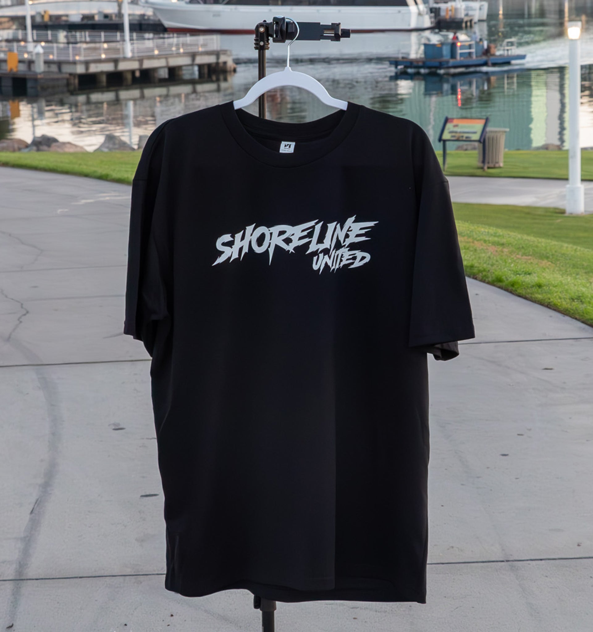 shoreline untied t shirt