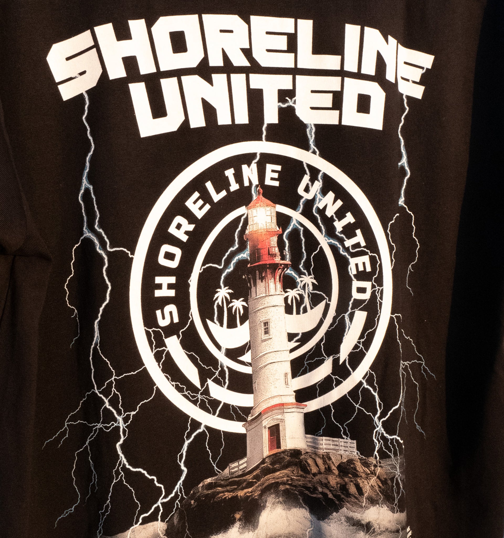 shoreline untied t shirt details 