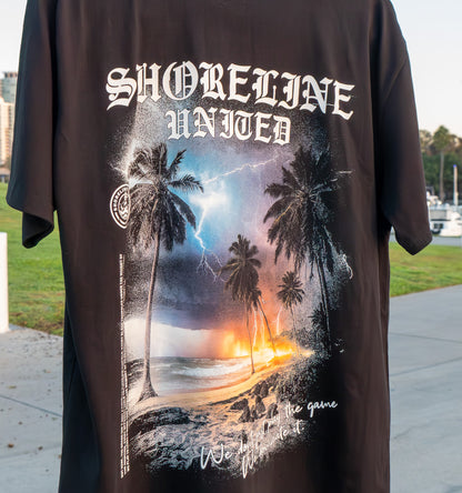 shoreline untied t shirt details 